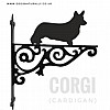 Cardigan Corgi Ornate Wall Bracket
